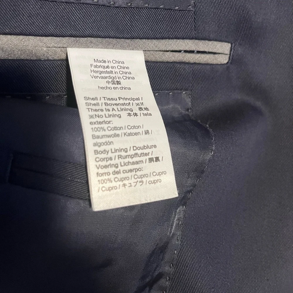 J. Crew navy Ludlow slim blazer suit jacket